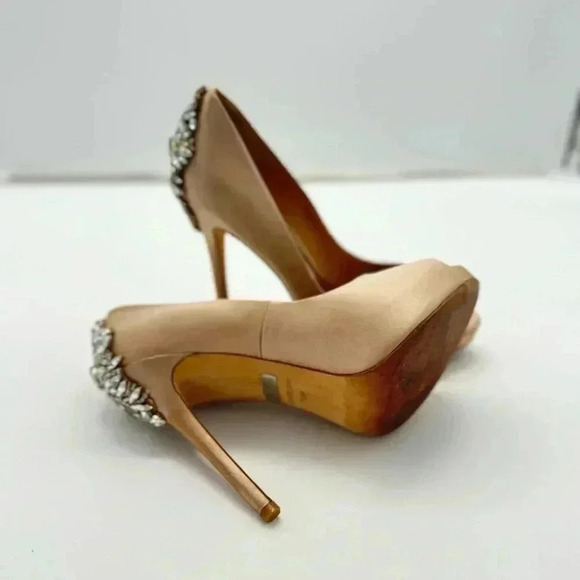 Pre-loved Badgley Mischka Kiara Nude Beige - Picture 6 of 9